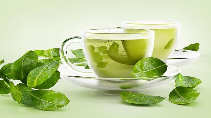 Té de follas verdes